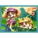 Paw Patrol dobrodružství na ostrově dinosaurů 4 v 1 puzzle set - Trefl obrázek 2