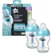 Tommee Tippee: Advanced ANTI-COLIC tyrkysová kojenecká láhev, sada 2 ks, 260 ml (0 m+)