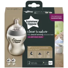 Tommee Tippee: Closer To Nature ANTI-COLIC kojenecká láhev 260 ml, sada 2 ks (0 m+) obrázek 1