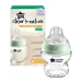 Tommee Tippee: Closer To Nature průhledná skleněná kojenecká lahev 150 ml (0 měsíců+)