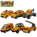 Truck Team: 6ks sada stavebních autíček v měřítku 1/64