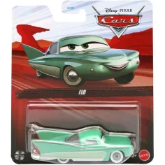 Auta 3: Flo postava zelené autíčko 1/55 - Mattel
