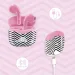 Barbie bezdrátová Bluetooth sluchátka růžová - Lisciani obrázek 3