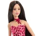 Barbie: Fashionista Přítelkyně módní panenka s hnědými vlasy v leopardím vzoru – Mattel obrázek 3