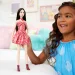 Barbie: Fashionista Přítelkyně módní panenka s hnědými vlasy v leopardím vzoru – Mattel obrázek 5