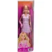Barbie: Fashionista Přítelkyně stylová módní panenka v sádře v růžové kostkované sukni – Mattel obrázek 1