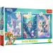 Barevný pohádkový svět – 3 x 50 ks puzzle s jednorožcem, mořskou pannou a drakem – Trefl obrázek 1