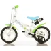 Bluey 12” dětské kolo s držákem na láhev a postranními koly v bílo-modro-zelené barvě – Dino Bikes kolo obrázek 2