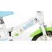 Bluey 12” dětské kolo s držákem na láhev a postranními koly v bílo-modro-zelené barvě – Dino Bikes kolo obrázek 5