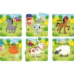 Carotina Baby: Zvířata na farmě puzzle obrázek 2