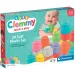 Clemmy: Touch & Play měkká barevná stavebnice 20ks sada - Clementoni