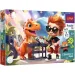 Connect Joe 70dílná puzzle figurkou a 6ti kostkami - Trefl obrázek 1