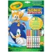 Crayola: Sonic, omalovánka a pracovní sešit s ježkem