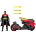 DC Robin akční figurka s motorem a vystřelovacími raketami – Mattel obrázek 4