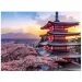 Diamantové puzzle: Japonská pagoda diamantový malovací set 30x40cm obrázek 1