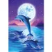 Diamantové puzzle: Sada na malování diamanty Delfíni 10x15cm obrázek 1