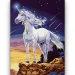 Diamantový puzzle: Sněhurka jednorožec diamantový malovací set 10x15cm obrázek 1