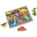 Dinosauři snadno uchopitelné dřevěné tvarové puzzle - Melissa & Doug obrázek 3