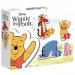 Disney: Medvídek Pú a jeho přátelé 4 v 1 formát puzzle set - Clementoni