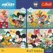 Disney Mickey myš a její přátelé – 4 x 88 ks Premium Plus Kids puzzle – Trefl obrázek 2