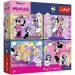 Disney Minnie myš - 4 x 88 ks Premium Plus Kids puzzle - Trefl obrázek 1
