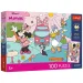 Disney Minnie myš Růžové dobrodružství 100ks UFT puzzle s plakátem - Trefl