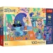 Disney Stitch Strandové dny 100ks UFT puzzle s plakátem - Trefl