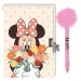 Disney: Tajný deník Minnie Mouse s zámkem a pom-pom perem 12x18cm 60 listů obrázek 2