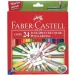 Faber-Castell: ECO trojúhelníková barevná tužka 24ks