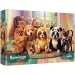 Flamingo od puzzle Oblečitelní domácí mazlíčci 400ks puzzle - Trefl