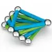 Geomag Green Line Classic magnetická stavebnice 25ks obrázek 4