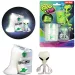 Glow'N Fun Slime Alien: Fluorescenční slime trutí v olejovém sudu s figurkou mimozemšťana obrázek 2