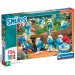 Hupikék šmoulové lesní zábava 104ks supercolor puzzle - Clementoni obrázek 1