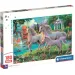 Jednorožci u vodopádu 180dílná super puzzle - Clementoni