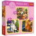 Kočičí radostné okamžiky 3 v 1 50, 36 a 20 dílků puzzle - Trefl
