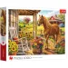 Kůň na farmě 1000 dílků puzzle - Trefl