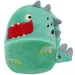 Luna: Dětský plyšový batoh s potiskem dinosaura Must Team 27x10x24cm obrázek 1