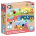 Luna: Moje první skládačka – Hravé počítání od 1 do 10 10x2 ks párovací rozvojové puzzle