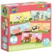 Luna: Moje první skládačka – Zvířecí maminky a jejich mláďata 10x2 kusy párovací vzdělávací puzzle obrázek 1