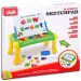 Magnetická kreslicí tabule set s písmeny a čísly 33cm