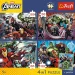 Marvel Avengers - 4 x 88 ks Premium Plus Kids puzzle - Trefl obrázek 2