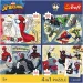 Marvel Spider-Man - 4 x 88 ks Premium Plus Kids puzzle - Trefl obrázek 2