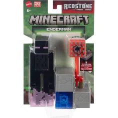 Minecraft: Enderman postava s doplňky - Mattel obrázek 1