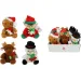 Nicotoy: Vánoční plyšová postava v několika variantách 1ks 18cm - Simba Toys