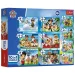 Paw Patrol Odvážní psi 10v1 puzzle sada - Trefl