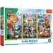Paw Patrol Ostrov dinosaurů - 3 x 80ks puzzle - Trefl obrázek 1