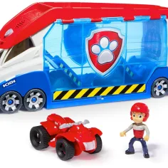Paw Patrol: Vojenský transportér s zvukem s figurkou Rydera a jeho vozidlem - Spin Master obrázek 2