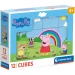 Peppa prasátko 12ks pohádková kostka - Clementoni obrázek 1