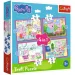 Peppa prasátko - 4 v 1 12,15,20,24 ks puzzle - Trefl obrázek 1