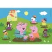 Peppa prasátko Veselá skákací kaluž 104 dílná maxi puzzle – Clementoni obrázek 2